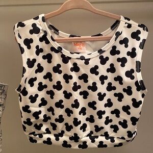 Kids Crop Tank Mickey Mouse